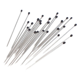Insect Pins Stainless Steal Black Tip