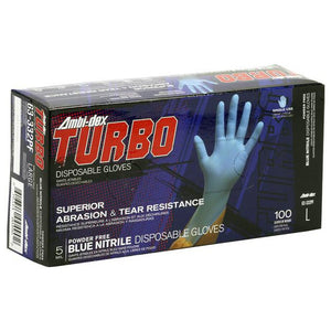 Ambi-Dex Turbo Disposable 5 mil Nitrile Gloves