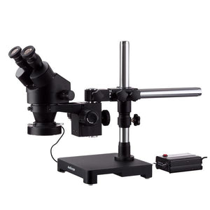Amscope 3.5X-90X Stereo Zoom Microscopes on Boom Stand