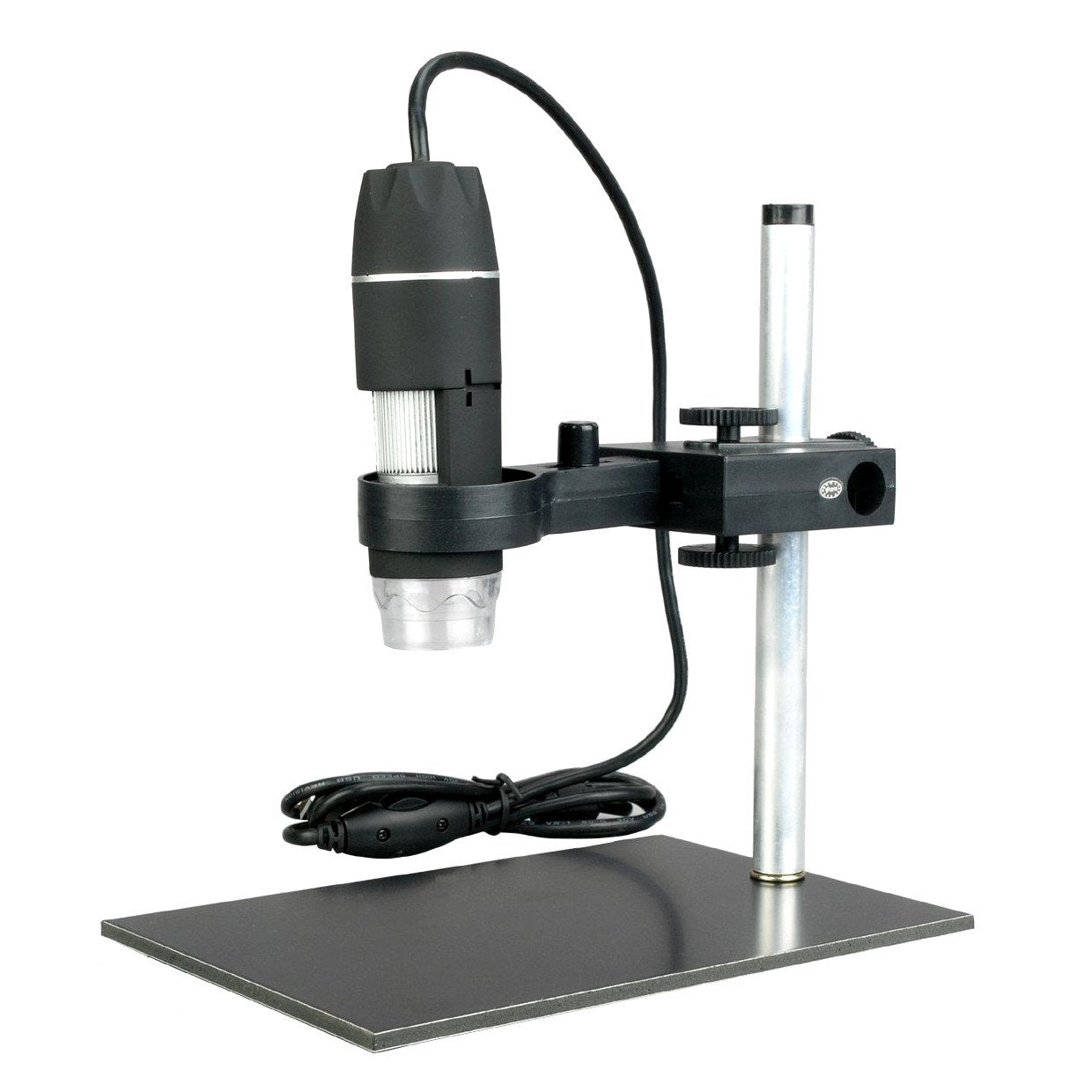 Amscope 10X-200X 0.3MP USB Digital Microscope with LED Illumination and Stand