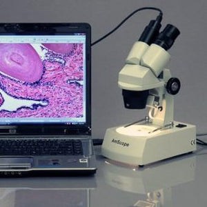 Amscope 20X-40X-80X Stereo Microscopes with USB Camera and Inverted Head