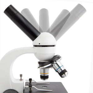 Amscope Monocular Microscope 360 Rotating Head + USB Camera / 40X-1000X