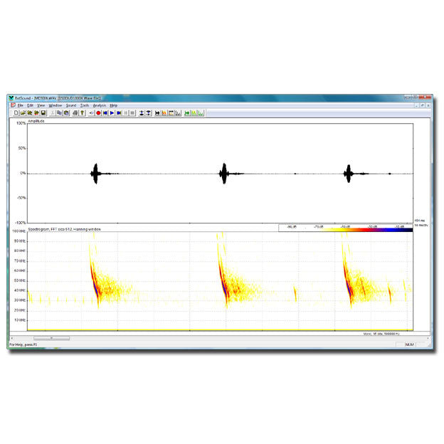 BatSound Real-time Spectrogram Analysis Software