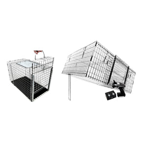 Collapsible Drop Trap w/ Transfer Cage and Remote Trigger