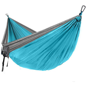 Winner Outfitters Double Camping Hammocks - Grey/Blue