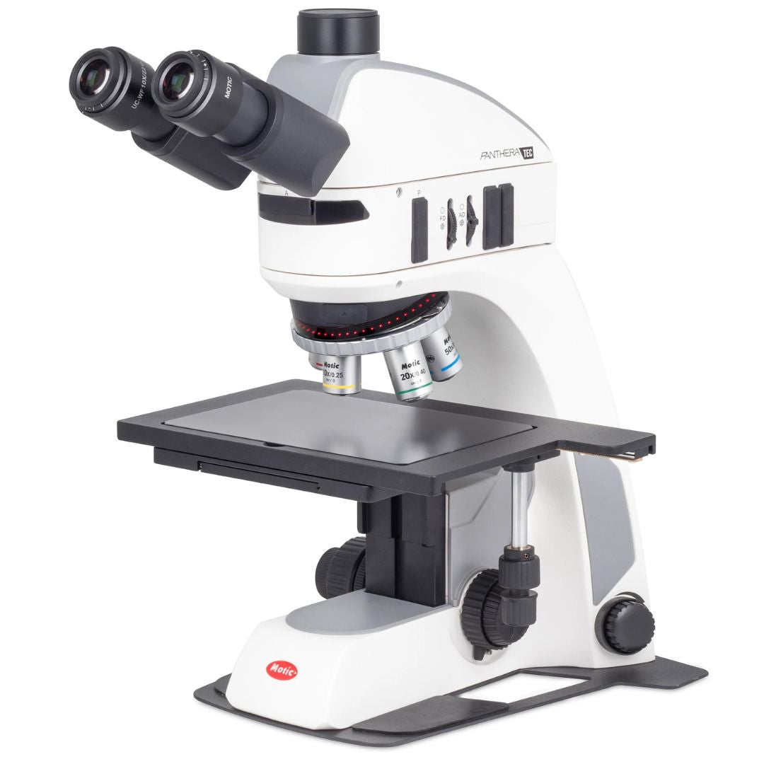 Motic Panthera TEC MAT Trinocular Upright Compound Microscope up to 500X