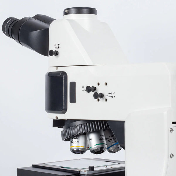 Motic PA53MET Trinocular Compound Microscope up to 100X with Reflected ...