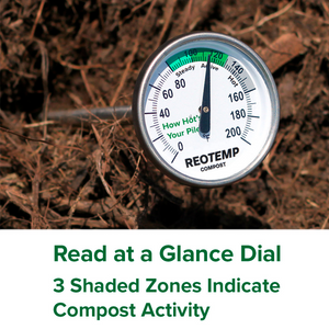 Reotemp Composting Thermometers for Home Use 0.25 Inch Diameter from 16 Inch Length