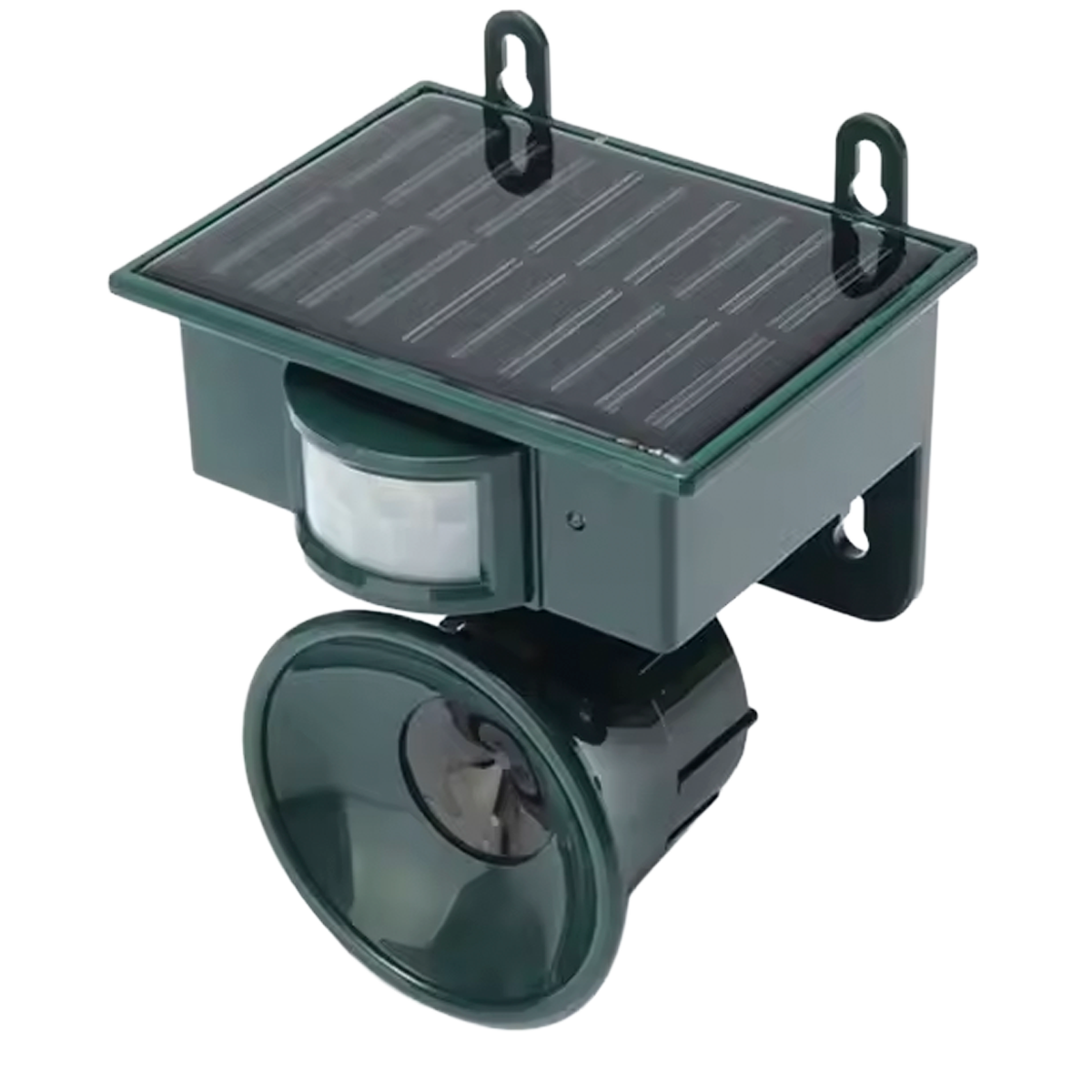 Outdoor Ultrasonic Animal Repeller with Solar Power Waterproof Yagi Coverage with Motion Sensor