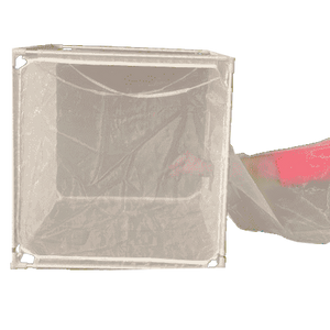 White Fine Mesh Insect Rearing Cages with Aluminum Frame and Transparent Panel