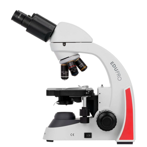 AmScope EduPro EDU550 Series Binocular Compound Microscope with Double-Layer Mechanical Stage and 3 W LED Illumination