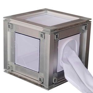 650 µm Nylon Mesh Insect Rearing Cages with Aluminum Frame and Front Access Sleeve