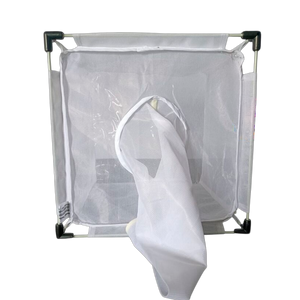 White Mesh Insect Rearing Cages with Fiberglass Frame and Transparent Panel