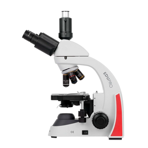 AmScope EduPro EDU550 Series Trinocular Compound Microscope with Double-Layer Mechanical Stage and 3 W LED Illumination