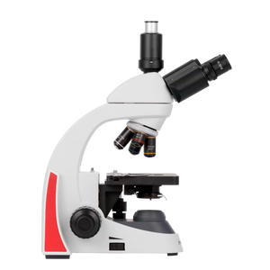 AmScope EduPro EDU550 Series Trinocular Compound Microscope with Double-Layer Mechanical Stage and 3 W LED Illumination