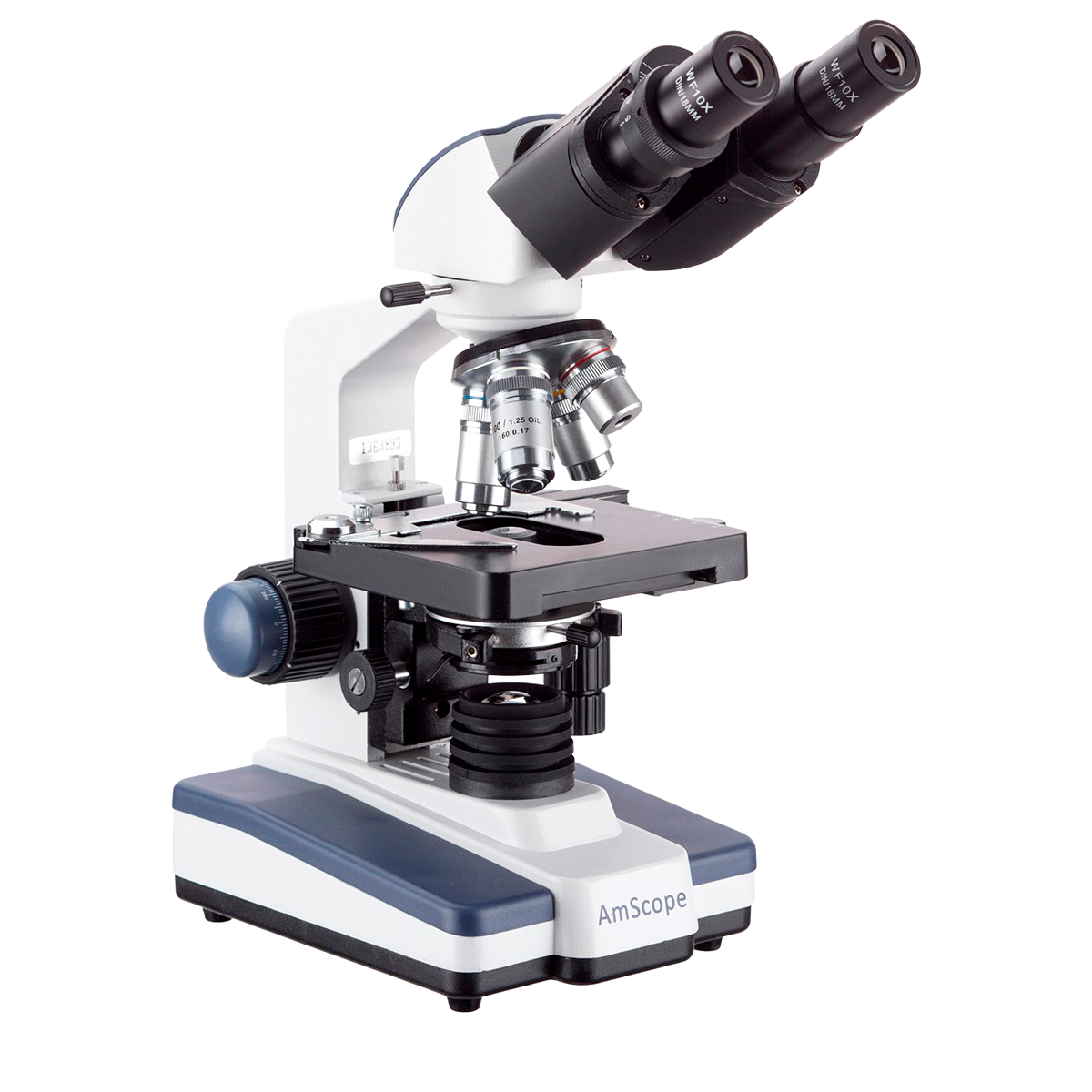 Amscope / 40X-2500X Binocular Compound Microscope  1.3MP Camera