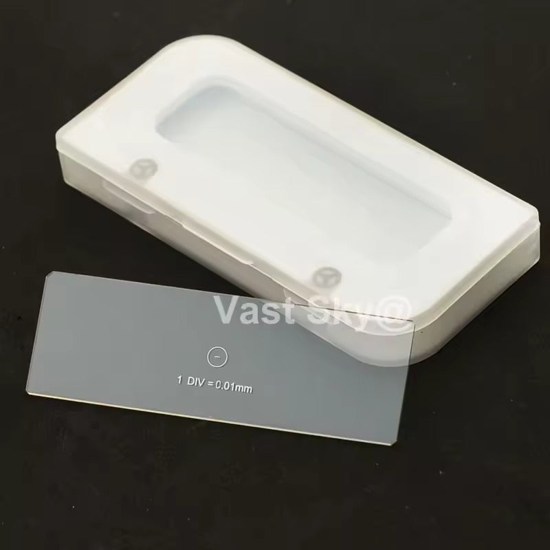Micrometric Calibration Slide for Microscopes 0.01 mm