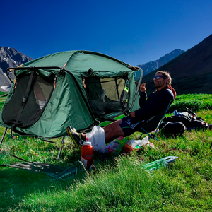 Portable Camping Tent Bed 2 Person Waterproof 4 Season with Carry Bag