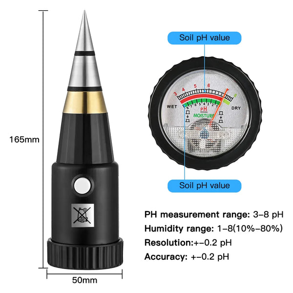 B•Tools Soil Moisture and pH Meter - BIOWEB USA