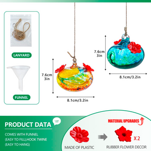 Hummingbirds Feeders 2 Pack