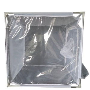 Insect Rearing Cages of 150 to 200 µm White Mesh with Aluminum Frame and Transparent Panel
