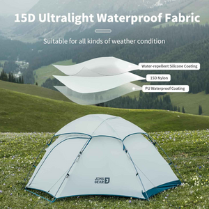 Naturehike Jims Series Ultralight 4-Season 1 to 2-Person Tent From 1.87 kg