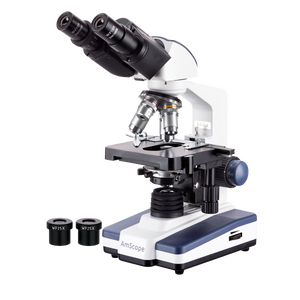 Amscope / 40X-2500X Binocular Compound Microscope  1.3MP Camera