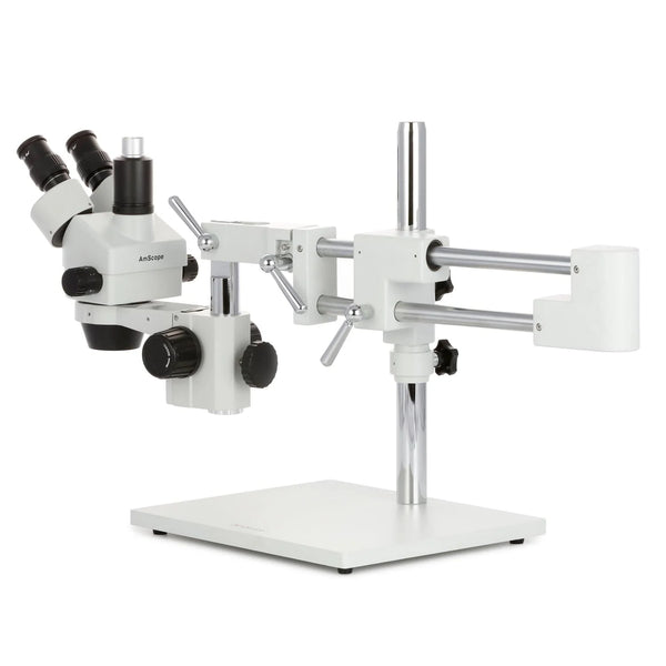 AmScope SM-4TP Series Trinocular Stereo Microscope with LED Light ²⁵ ...