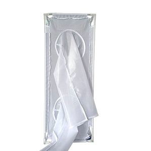 White Fine Mesh Insect Rearing Cages with Aluminum Frame and Transparent Panel