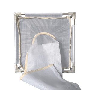 White 600 to 700 µm Mesh Insect Rearing Cages with Aluminum Frame