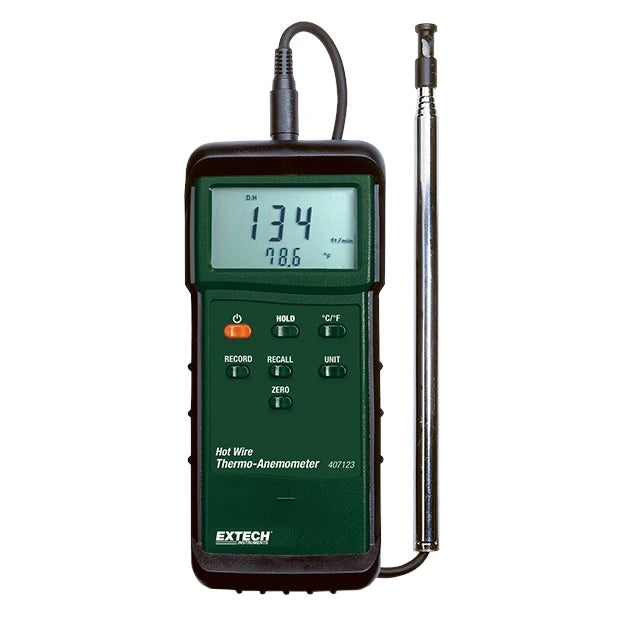 Extech Heavy Duty Hot Wire Anemometer