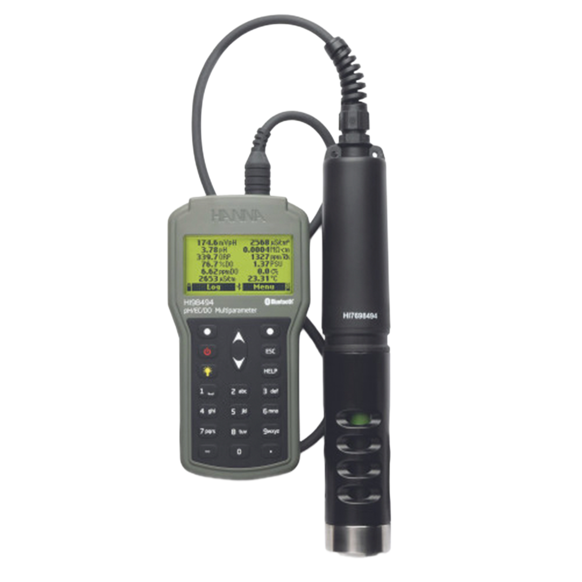 Hanna Portable Bluetooth Multiparameter Meter pH/EC/DO/ORP