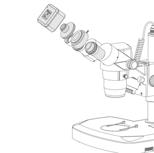 Moticam Microscope Camera CMOS Sensor Wi-Fi Series 8 MP