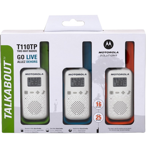 Radios Motorola Serie Talkabout T110 Up to 16  Miles (25.7 km)