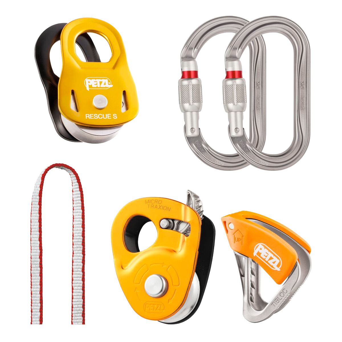 Petzl Crevasse Rescue Kit for Hauling and Self-rescue