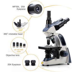 Trinocular Compound Microscope Swift SW380T