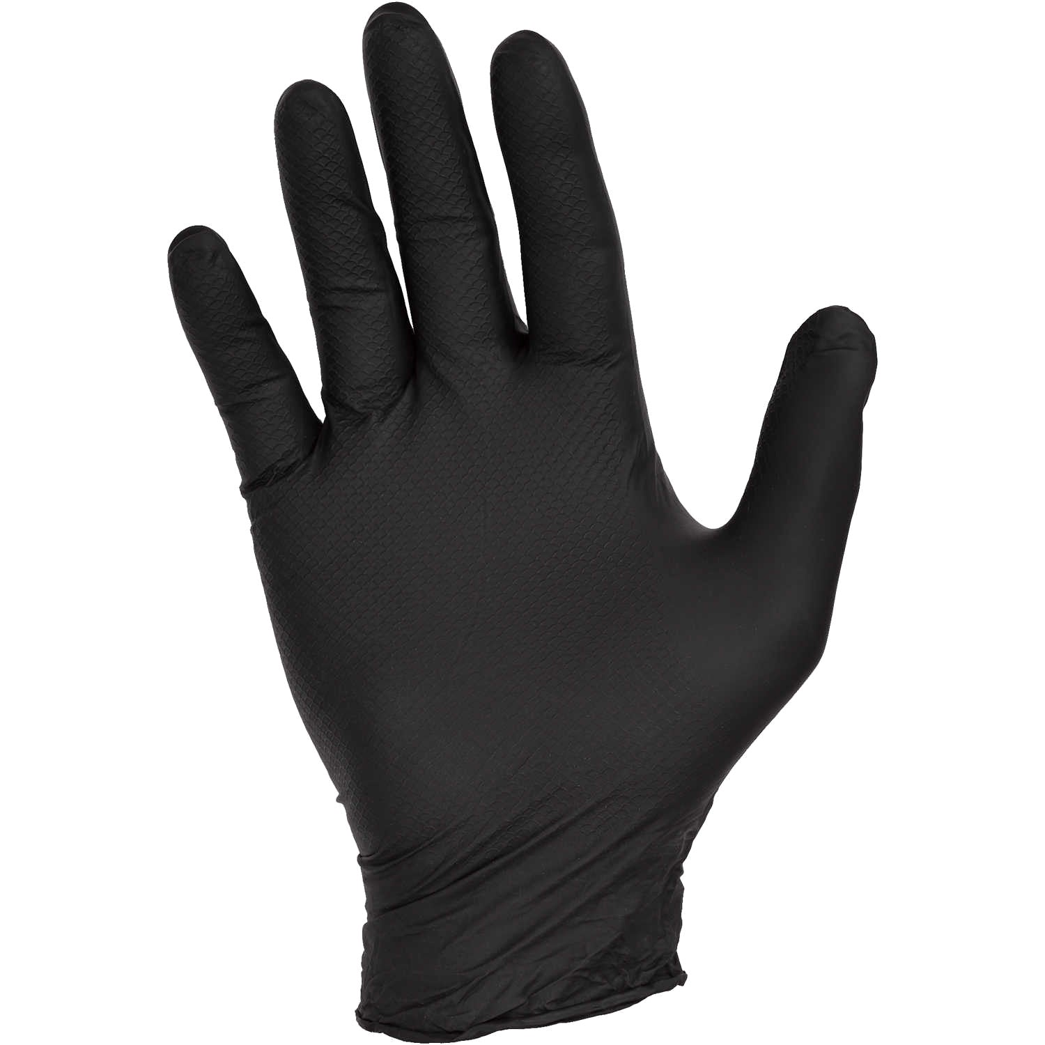 Ambi-Dex Grippaz Black Nitrile Gloves x 50 Pairs