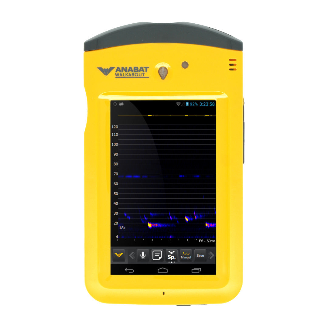 Anabat Walkabout Full Spectrum and Zero Crossing Active Bat Detector with Touch Screen