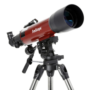 AmScope ALT-AZ Series Refractor Telescope with Alt-Azimuth Mount