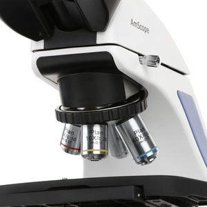 AmScope Compound Microscope 40X–2500X with Touchscreen LCD Display
