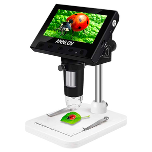 Annlov 50-1000X LCD Digital Portable Microscope with Grid