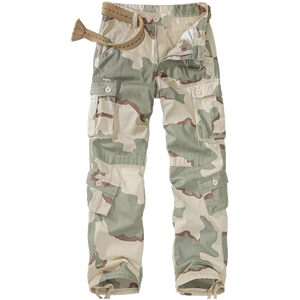 Men's Cargo Outerwear Camo Pants 9 Pockets (1 Zipper Pocket)