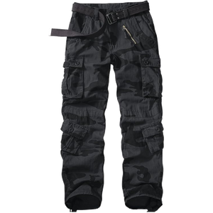 Men's Cargo Outerwear Camo Pants 9 Pockets (1 Zipper Pocket)