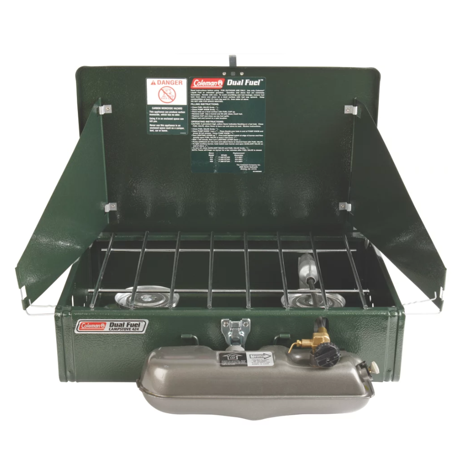 Coleman Dual Fuel Stove Series 424 - BIOWEB USA Coleman Dual Fuel Stove Series 424 - BIOWEB USA