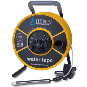 Heron Professional Water Level Tape Measure with Fixed Probe and Instant Drawdown Mode