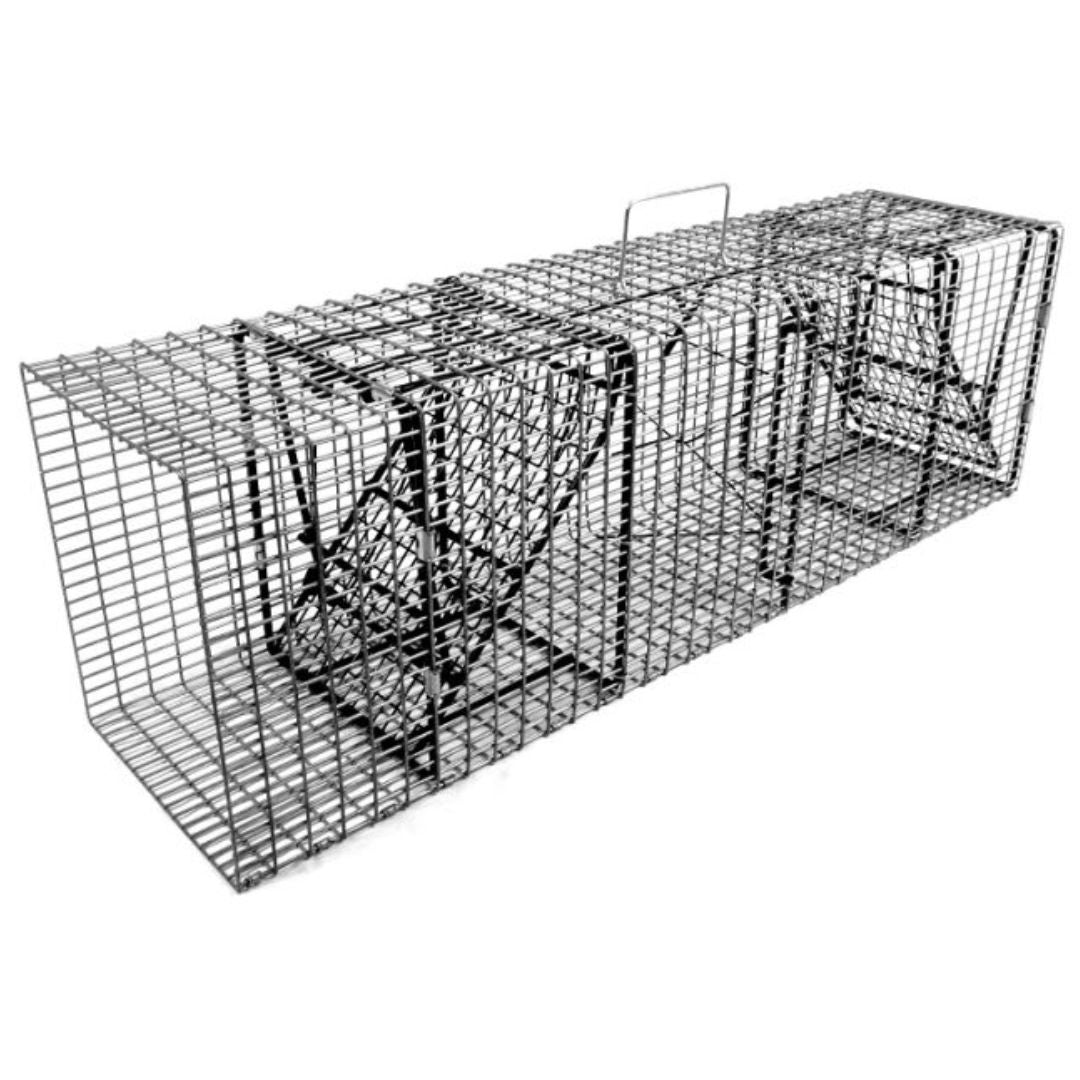 Comstock Double Door Traps With One Flush Mounted Door