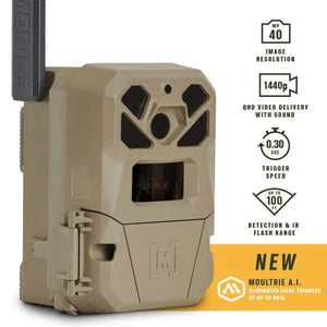 Moultrie Edge 2 Pro Cellular Trail Camera 40 MP 1440p with GPS and Built-in Memory