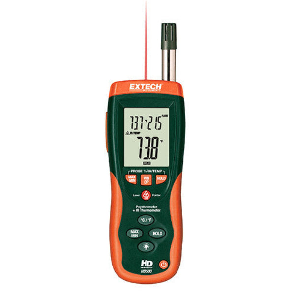 Extech HD500 Psychrometer with Pyrometer