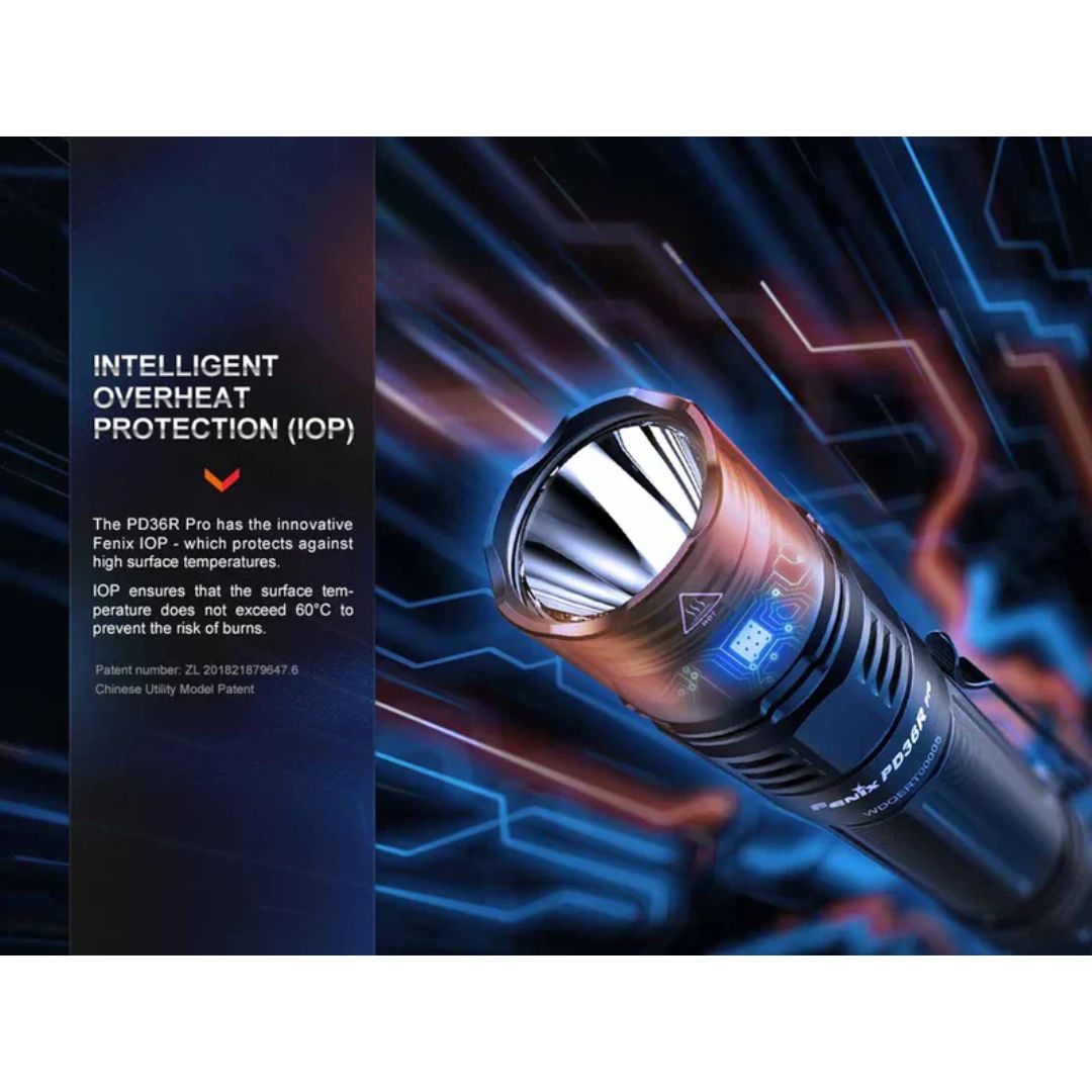 fenix flashlight china Fenix Rechargeable Flashlight PD36R PRO 2800 Lumen