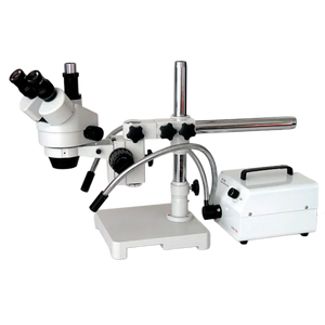 AmScope 150W Dual Gooseneck Fiber-Optic Illuminator